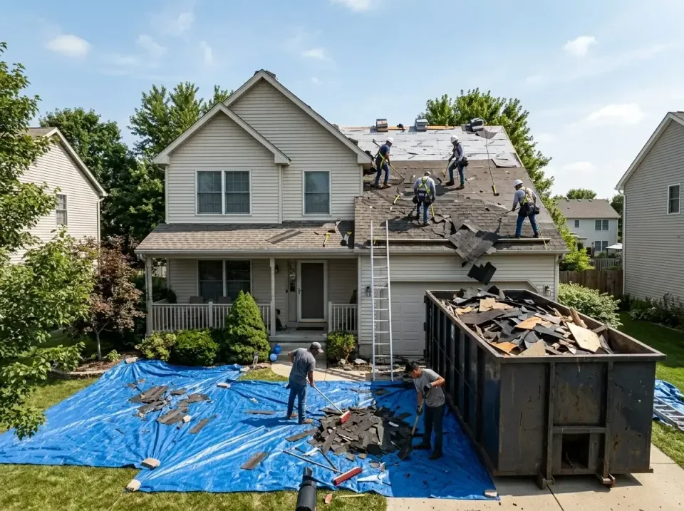 roof-replacement-debris-remova-004 — frequently asked questions, Cheapest Dumpster Rentals in Palatka, FL